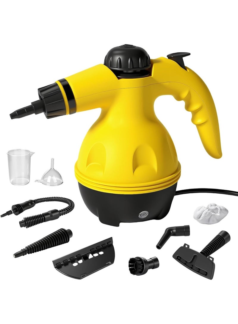 High Pressure Steam Cleaner 1000W – Handheld Steam Machine with Accessories, Kills 99.9% Bacteria, Removes Dirt, Grease & Odors for Home, Car & Baby Products - Image 1